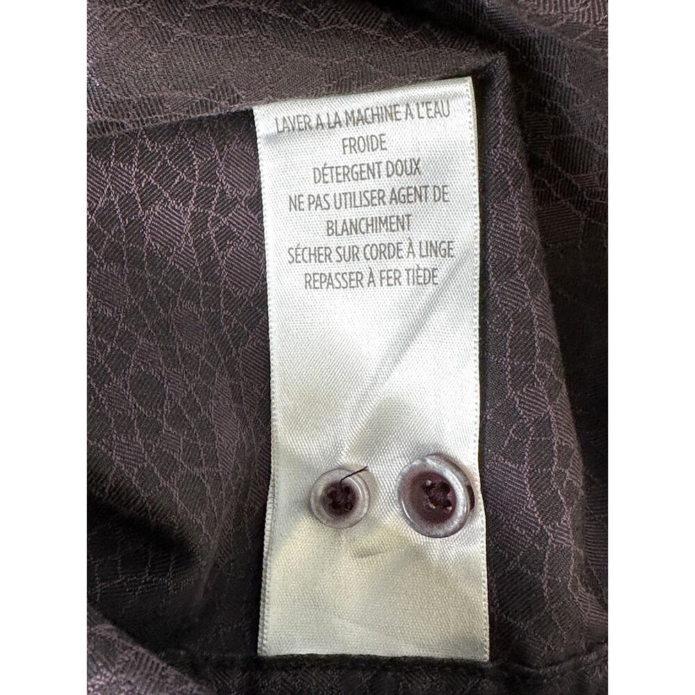 Robert Graham Mens L Button Up Shirt Flip Cuff Mask Print Classic Fit - Picture 10 of 12